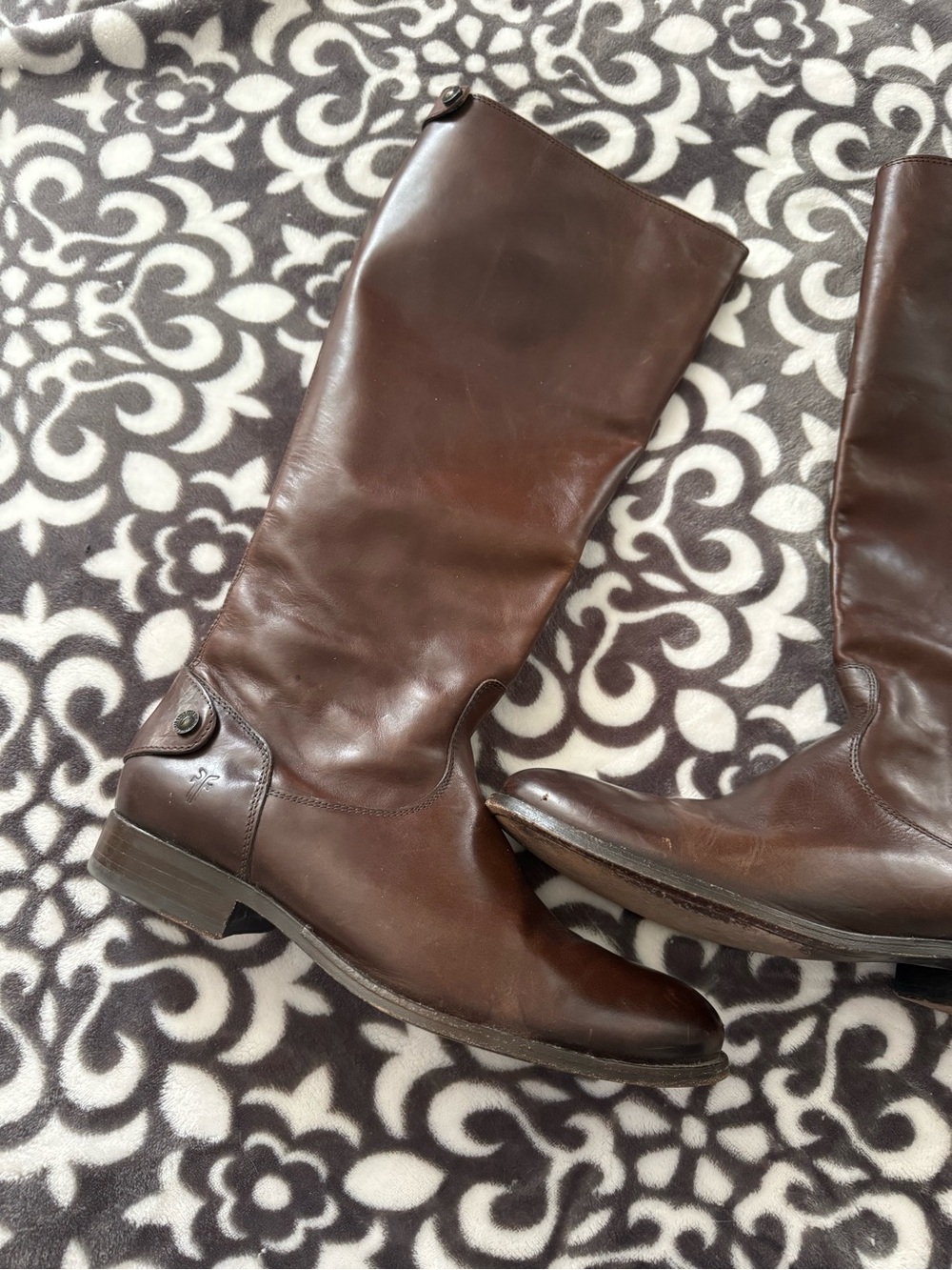 Frye, Melissa, chocolate brown, size 11 - Picture 2 of 9
